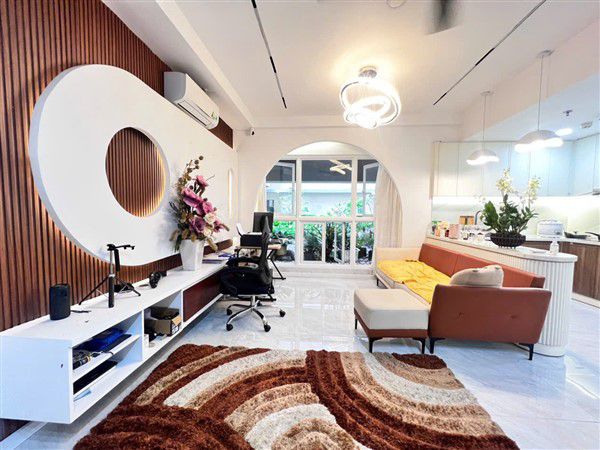 Bán căn hộ Cosmo City quận 7 tầng sân vườn, sổ hồng sở hữu lâu dài