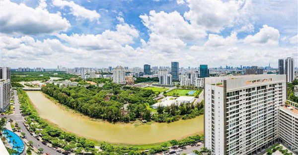 Cho thuê căn hộ cao cấp The Peak M8 căn góc view sông trực diện