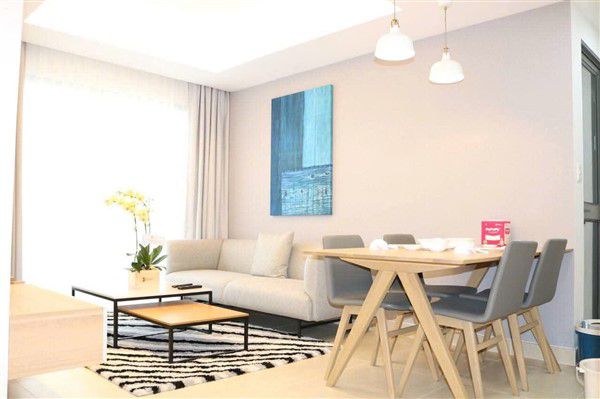 Masteri Thảo Điền cho thuê căn 2 phòng ngủ đẹp, diện tích nhỏ