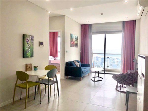Cho thuê căn hộ nhỏ 1 phòng ngủ, view sông tại Đảo Kim Cương quận 2